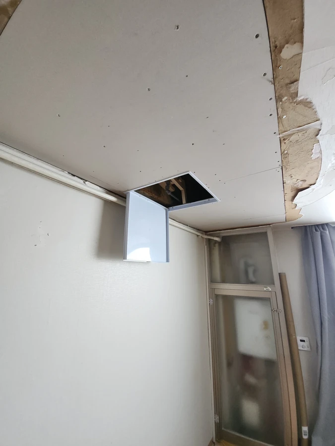 점검구 시공 현장 사진 1
